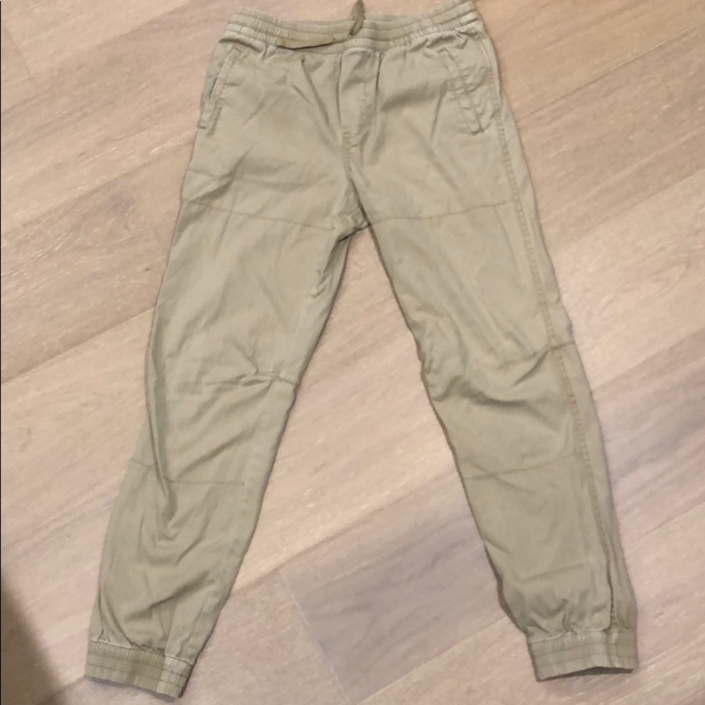 beige polo joggers